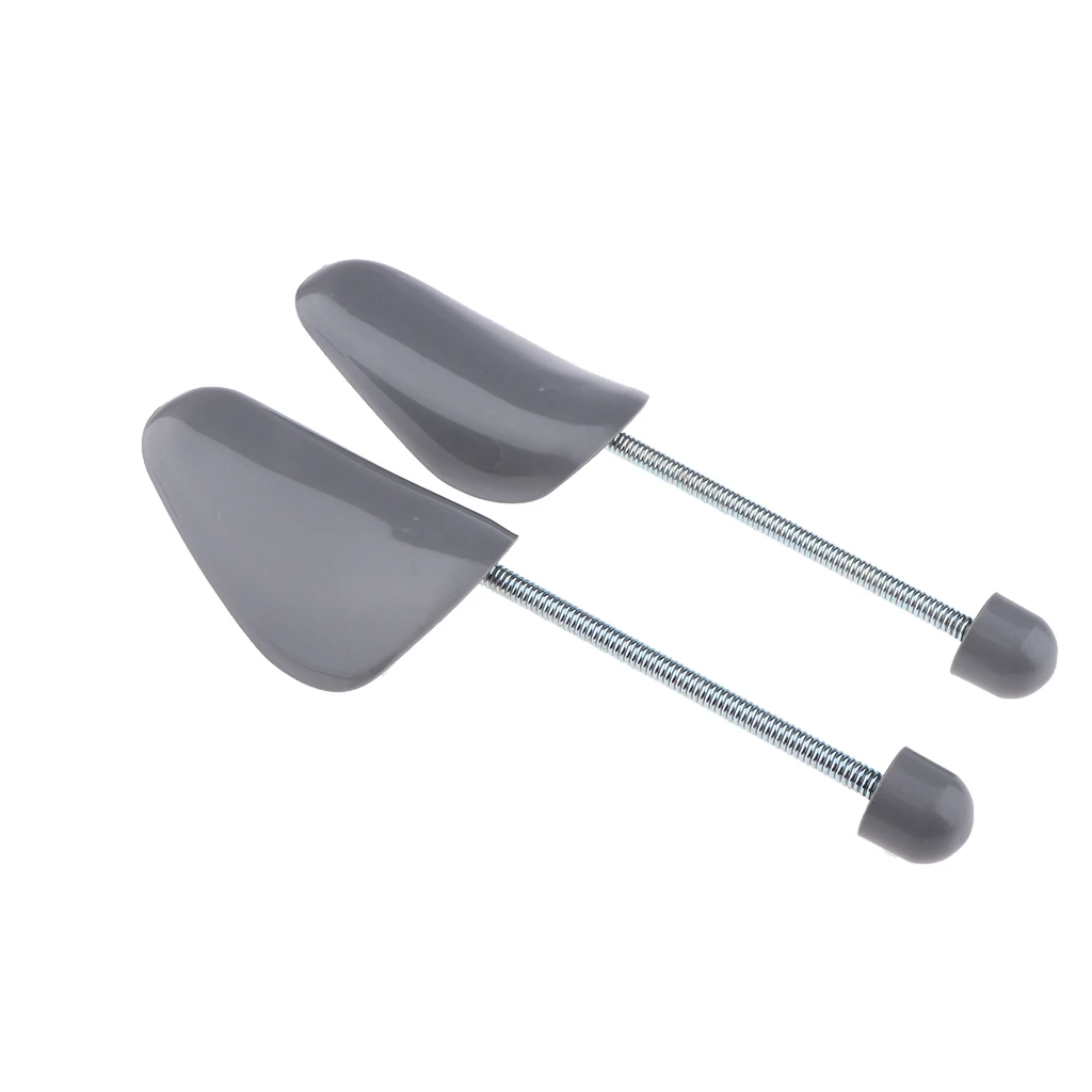 Practical Plastic Adjustable Men Tree Shoe Stretcher Boot Holder with Tension Spring Coil