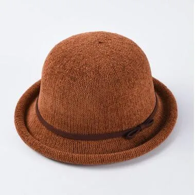 SHALUOTAOTAO женская шапка осень новая мода Fedoras элегантный благородный бант украшение бренд Sombreros тренд Панама женская шапочка Gorras - Цвет: Color 4