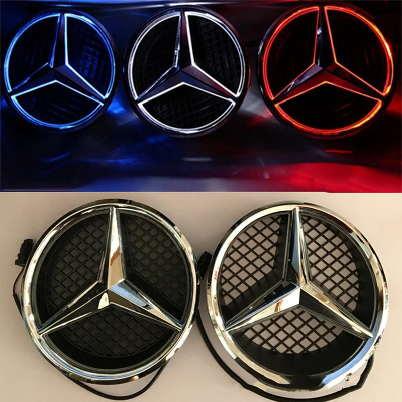 

for Mercedes Benz Front Logo Light Emblem Grill Light Led Grille Badge W166 W176 W204 W207 W212 W218 W245 W251 W463 Accessories