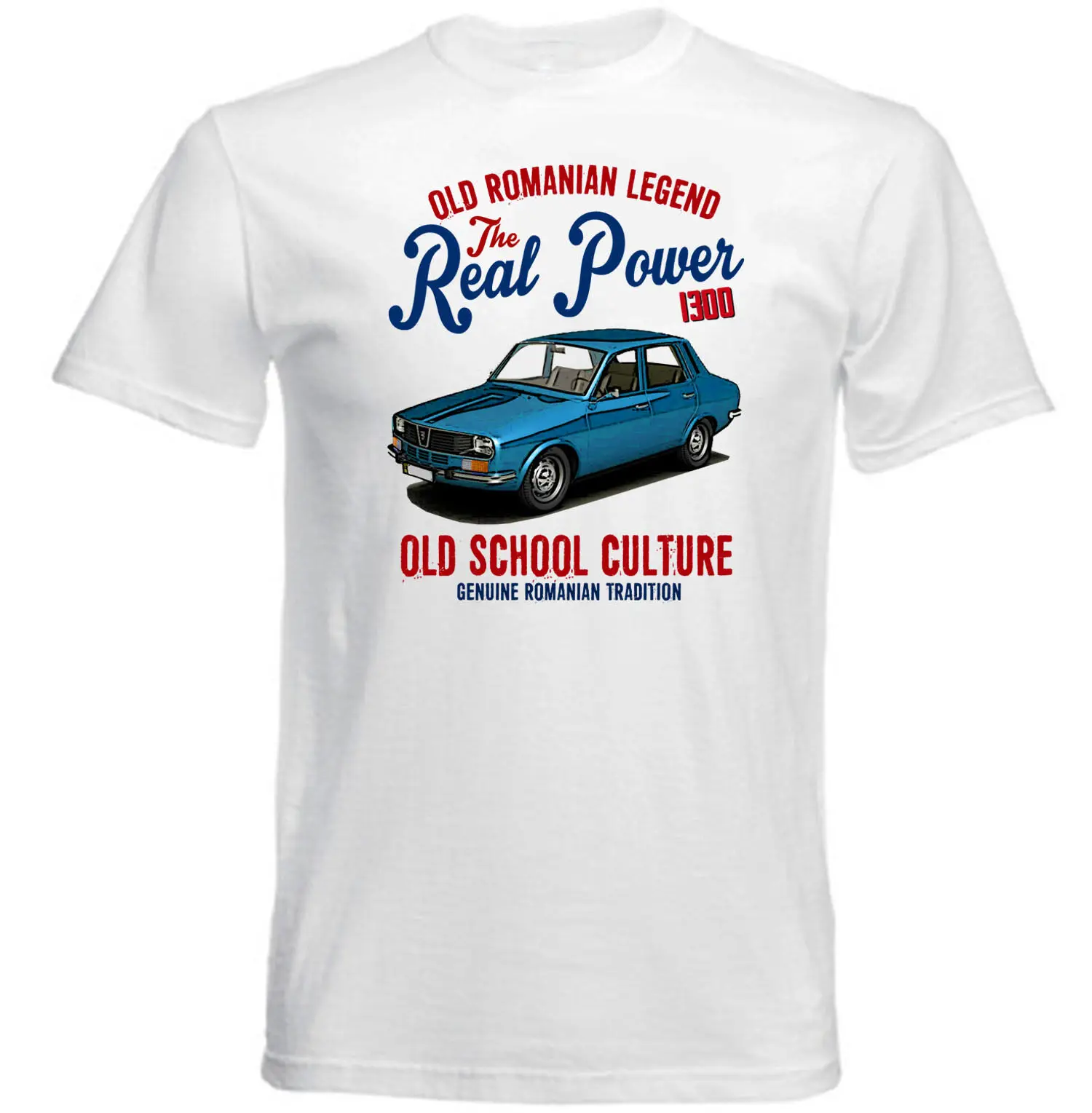 

Vintage Romanian Car Dacia 1300 - New Cotton T-Shirt