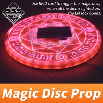 

Room escape game magic disc prop for escape room use IC card to trigger 555PROPS