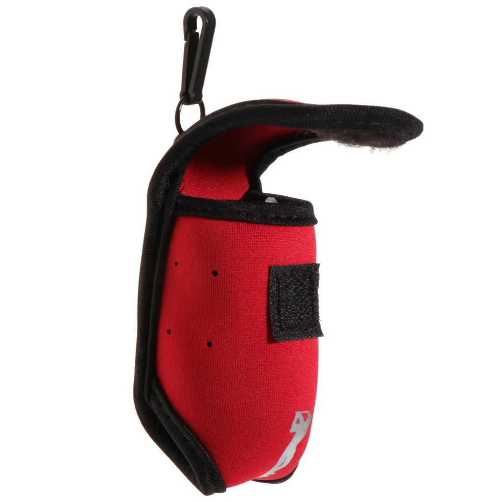 Mini Neoprene Golf Ball Bag Golf Tees Holder Pouch Carry Case & Belt Clip - Lightweight, Portable, Durable