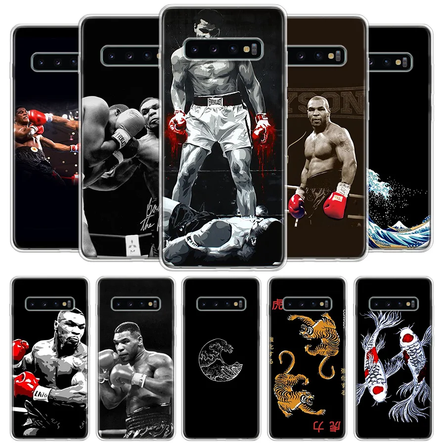 Mike Tyson Boxer Cover Phone Case For Samsung Galaxy S20 FE S21 Ultra S10 Lite S9 S8 Plus S7 Edge J4 J6 + J8 S10e Coque Fashion | Мобильные