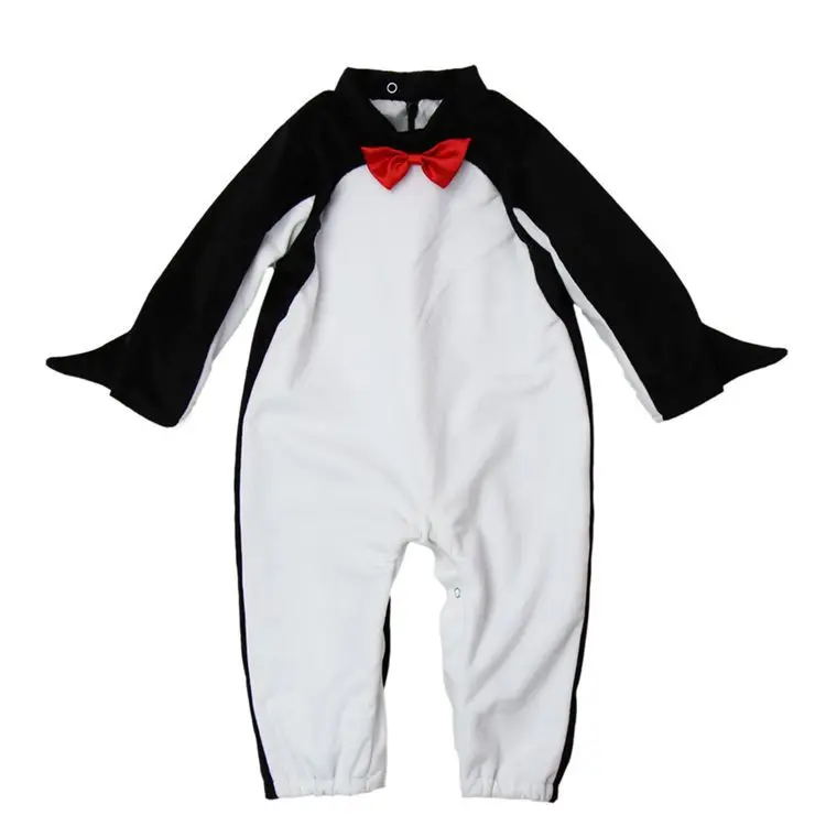 Baby Boys Girls Penguin Cartoon Animals Cosplay Costumes Kid Christmas Halloween Jumpsuit Newborn Infant Photography Props