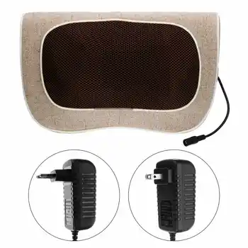 

Neck Shoulder Back Body Electric Massage Pillow Shiatsu Massager Infrared Heating Device Cervical Healthy Massageador Relaxation