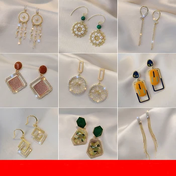 

30 Pairs/lot simple cute women jewelry earrings wholesale 201031-20