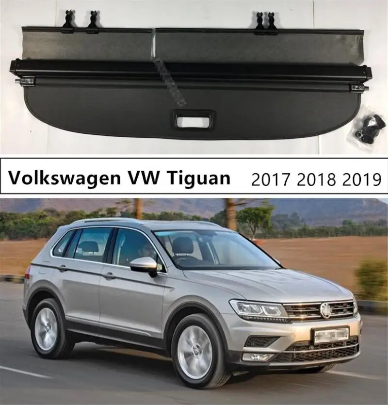 Для Volkswagen VW Tiguan 2017 2018 2019 Задняя Крышка багажника Защитная крышка высокого