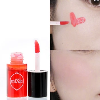 

Women Makeup Waterproof Multifunctional Lip Gloss Liquid Lipstick Long-lasting Makeup Blush
