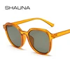 SHAUNA Ins Popular Candy Color Round Sunglasses Women Brand Designer Retro Orange Shades Men ► Photo 3/6