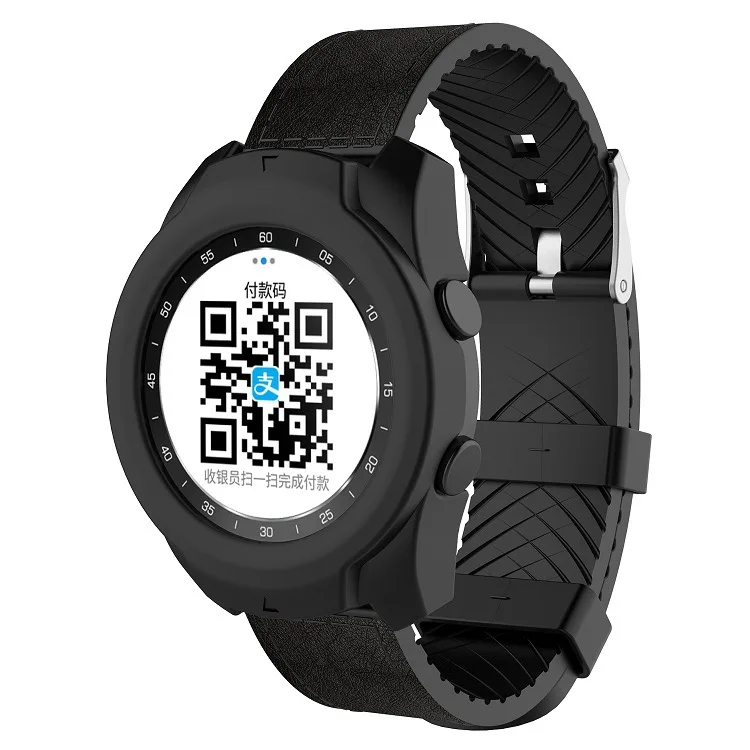 Silicone Soft Shell Glass Screen Protector Case Frame For Ticwatch Pro 2020 4G Smart Watch Protective Bumper Cover Accessories 