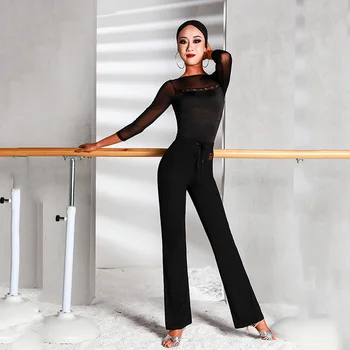 

Fashion Latin Dance Costumes Women Tango Rumba Samba Cha Cha Salsa Ballroom Practice Wear Ladies Performance Clothes DC3259