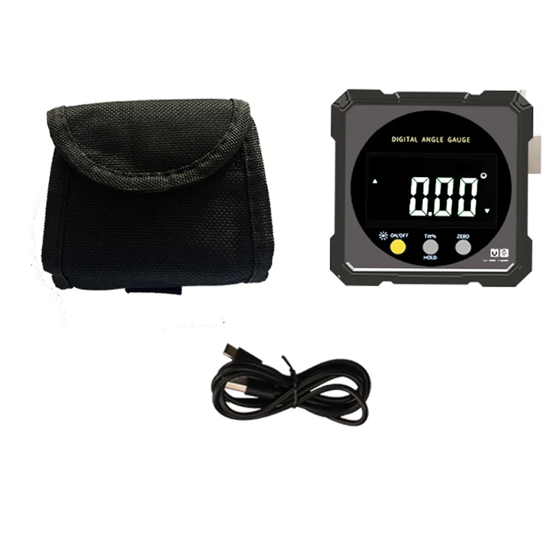 Цифровой лазерный транспортир, инклинометр, лазерный уровень, линейка ...