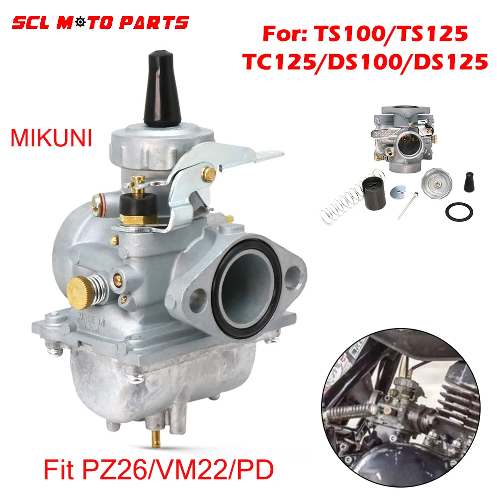 Alconstarmikuni Vergaser 26mm Vm22 Pz26 Pd Carburetor For Suzuki Ts125