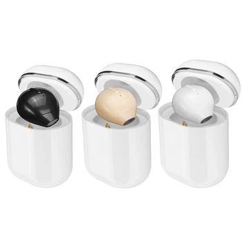 

Mini X20 Ultra Mini Wireless Single Earphone 4 hours Music Play Hidden Small Bluetooth Button Control Earbud With Charge Case