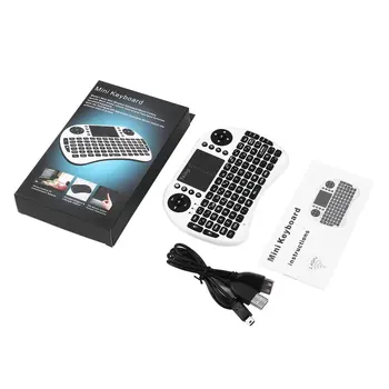 

2.4GHz Mini Wireless Backlight Touchpad Combo Keyboard with Mouse for PC/Mac/Android/PAD/TV Box/HTPC/IPTV 92 Keys