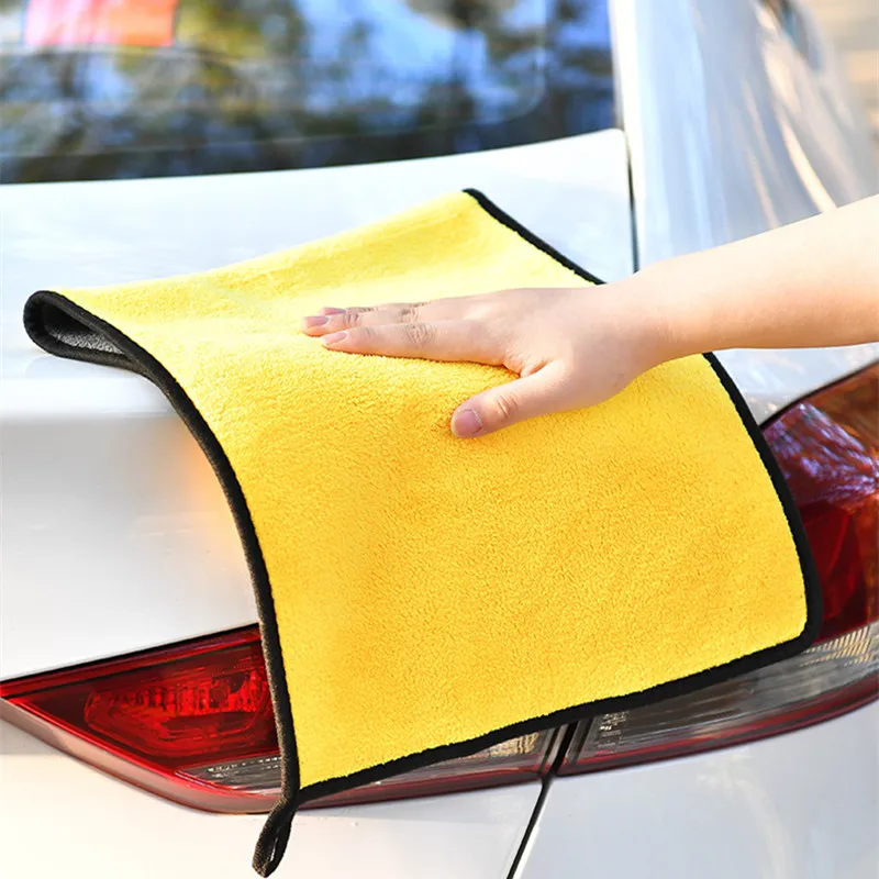 5 Colors Thicken Car Wash Towels Microfiber Car Cleaning Drying Cloth Car Care Detailing Washing
