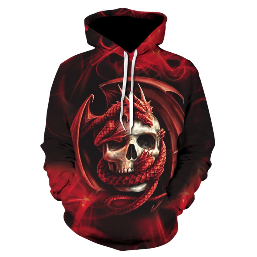 Harajuku sudadera hombre venom Серия movie 3D печать Толстовка Модный свитшот тонкие кофты с капюшоном "Marvel" череп пальто - Цвет: WE-125