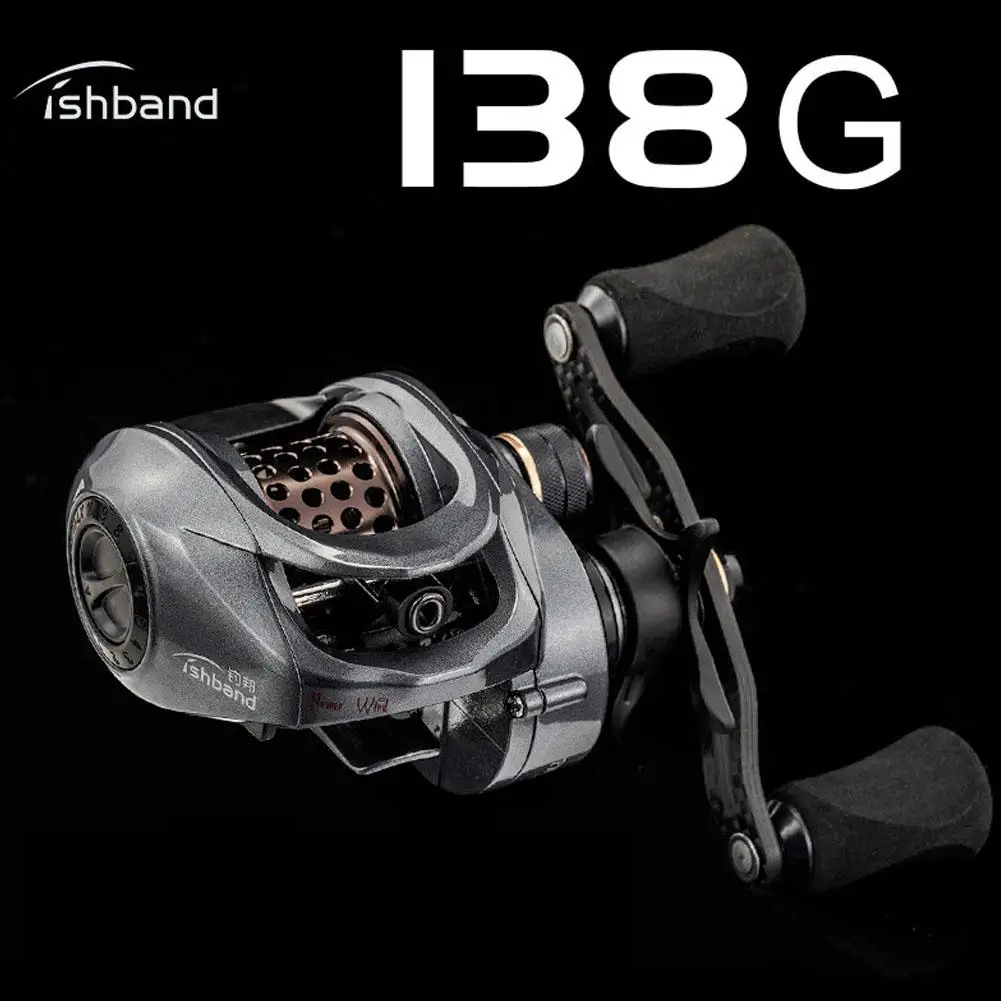 Low-Profile Reel Micro-material Water Carbon Ultra-light Throwing Dynamic Magnetic Brake Fishing | Спорт и развлечения