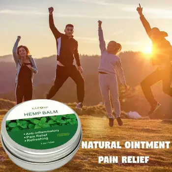 

10/20/30ml Analgesia Cream Hemp Balm Cream Knee Neck Body Pain Balm Ointment Herbal Extract Refreshing Cream Muscle Massage