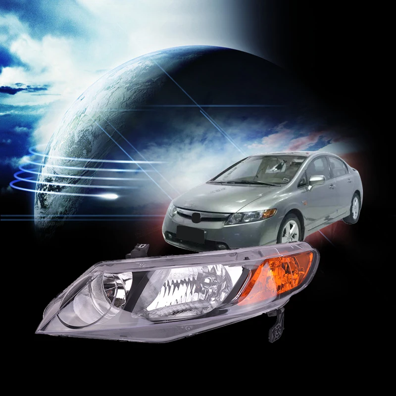 Передняя фара CAPQX 33151 SNA H02 для CIVIC FA1 R18A1 1.8L CIVI * C HYBRID 2006 2007 2008|civic headlight|civic 2006headlamp headlight