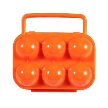 

Portable Eggs Holder / Plastic Egg Box for Camping and Picnic (Ran Color)
