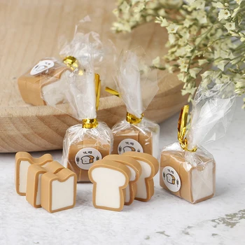 

5 Bags 1:12 Dollhouse Miniature Simulation Toast Bread Kitchen Accessories Toys For Dollhouse Decals New