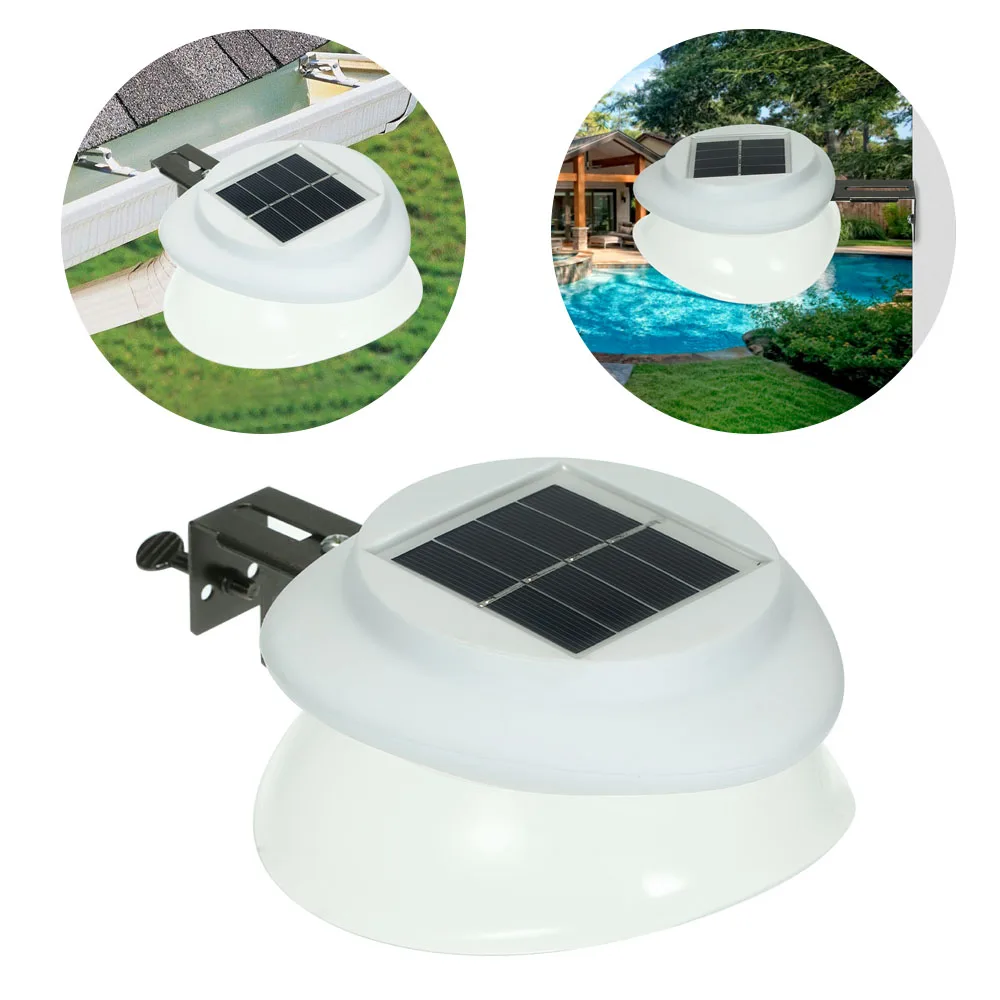 

9 LED Solar light Powered Panel Waterproof Solar Power Fence Lamp UFO Shape Yard Fence Outdoor Path Street Garden lighting