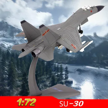 

31*22*21cm Alloy Su 30 Fighter Model Static Diecast Su30 Bomber Model Military Decoration Scale Airplane Aircraft Model 1:72