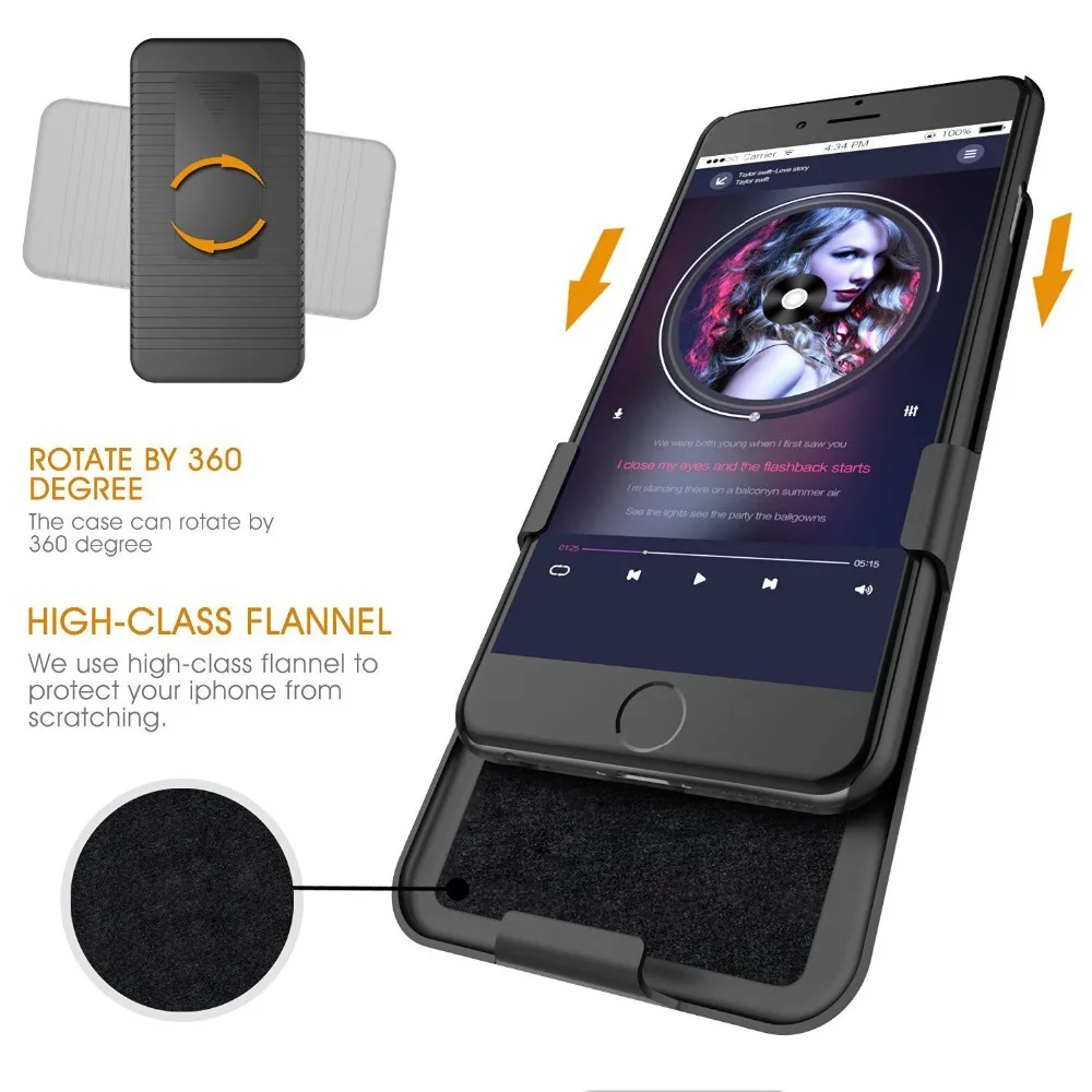 For iphone SE 2020 Black Hybrid Holister Defender