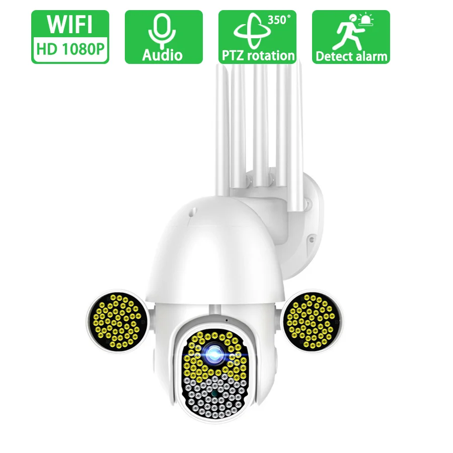 

Wifi Camera 1080P 2MP ultra HD waterproof zoom motion detection alarm outdoor tacking Camera infrared night vision home Security