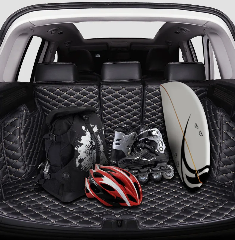 

For Mazda 3 Axela BM 2017 2018 Car All inclusive Rear Trunk Mat Car Boot Liner Tray Rear Trunk Car Accessories