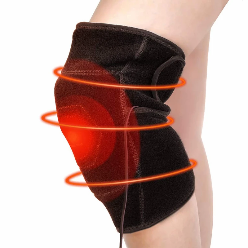 Heated Knee Brace Far Infrared Heat Therapy Heating Knee Brace Wrap For