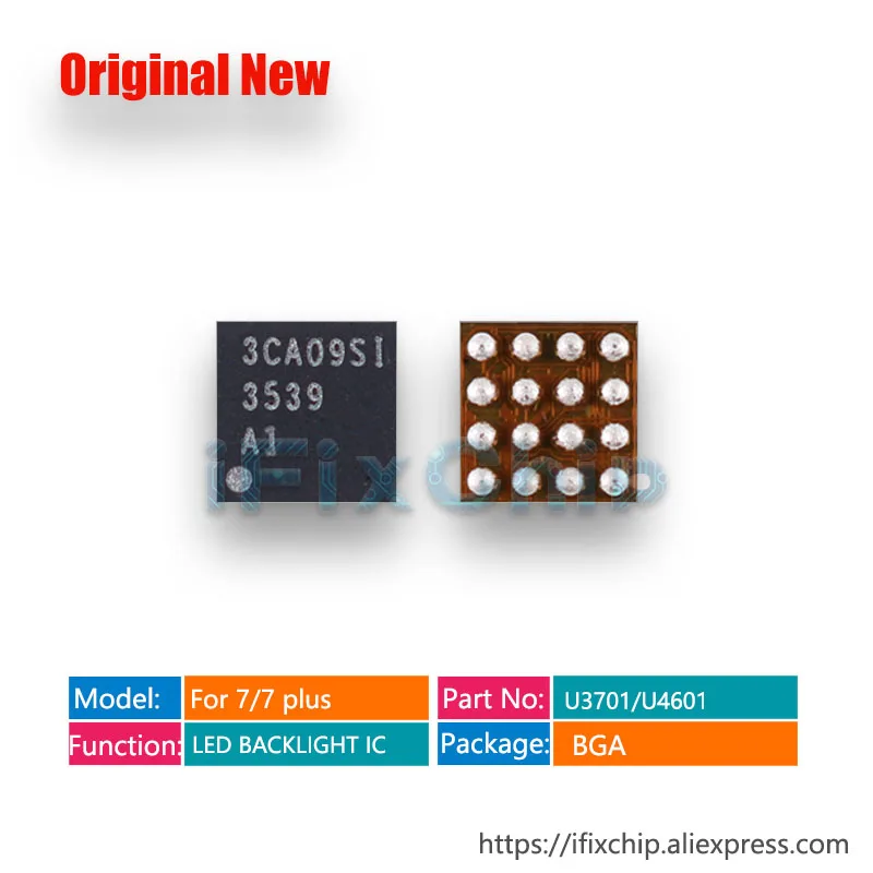 10 шт./лот U3701/U4601/LM3539A1/3539A1 16 контактов для iPhone 7 7plus драйвер светодиодной подсветки