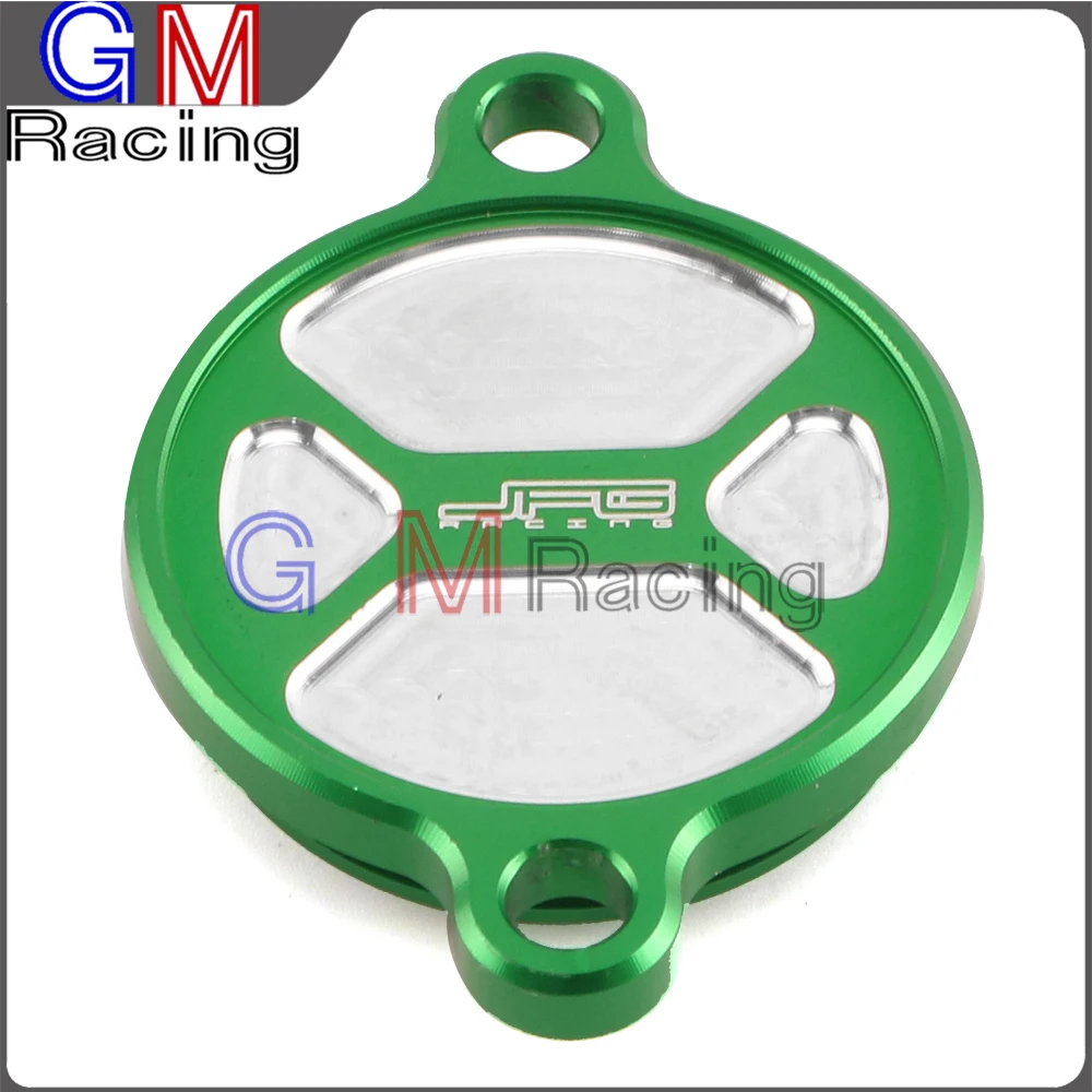 CNC Алюминиевый Масляный Фильтр Крышка для KAWASAKI KX450F KXF450 KX 450F Байк мотоцикл