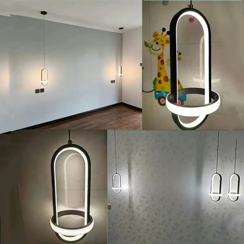 Scandinavian Led Pendant Lights pendant lights pendant lamp chandelier lighting vintage pendant lights rope pendant lamp Table Dining Room Kitchen Accesories Hanging Lamp Fixture Home Decor Indoor Lighting Chandelier