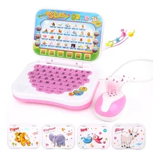 

Toddler Baby Early Education Mouse Learning Machine Music Sound Kids Intelligent English Reading Tablet Story Toddler Toy Infant