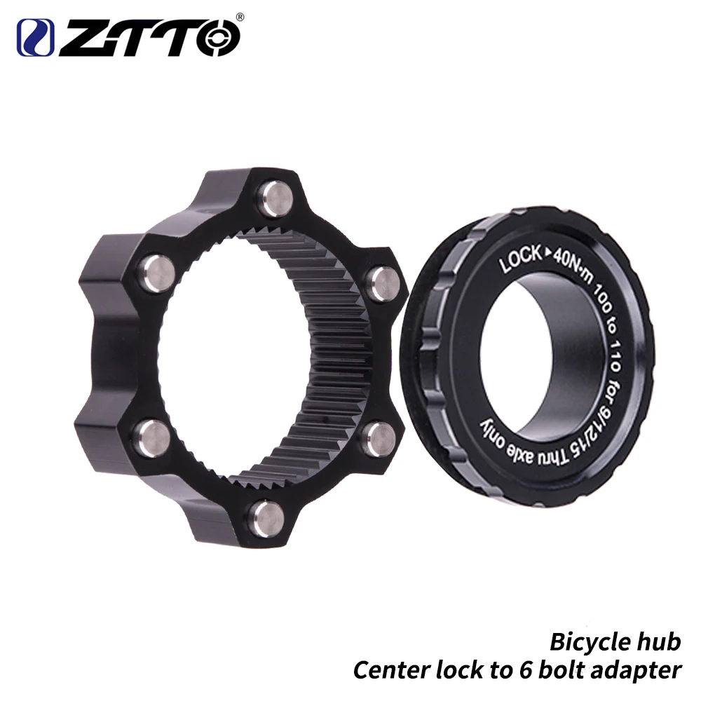 Ztto Bicycle Hub Center Lock Adapter To 6 Bolt Disc Brake Boost Hub