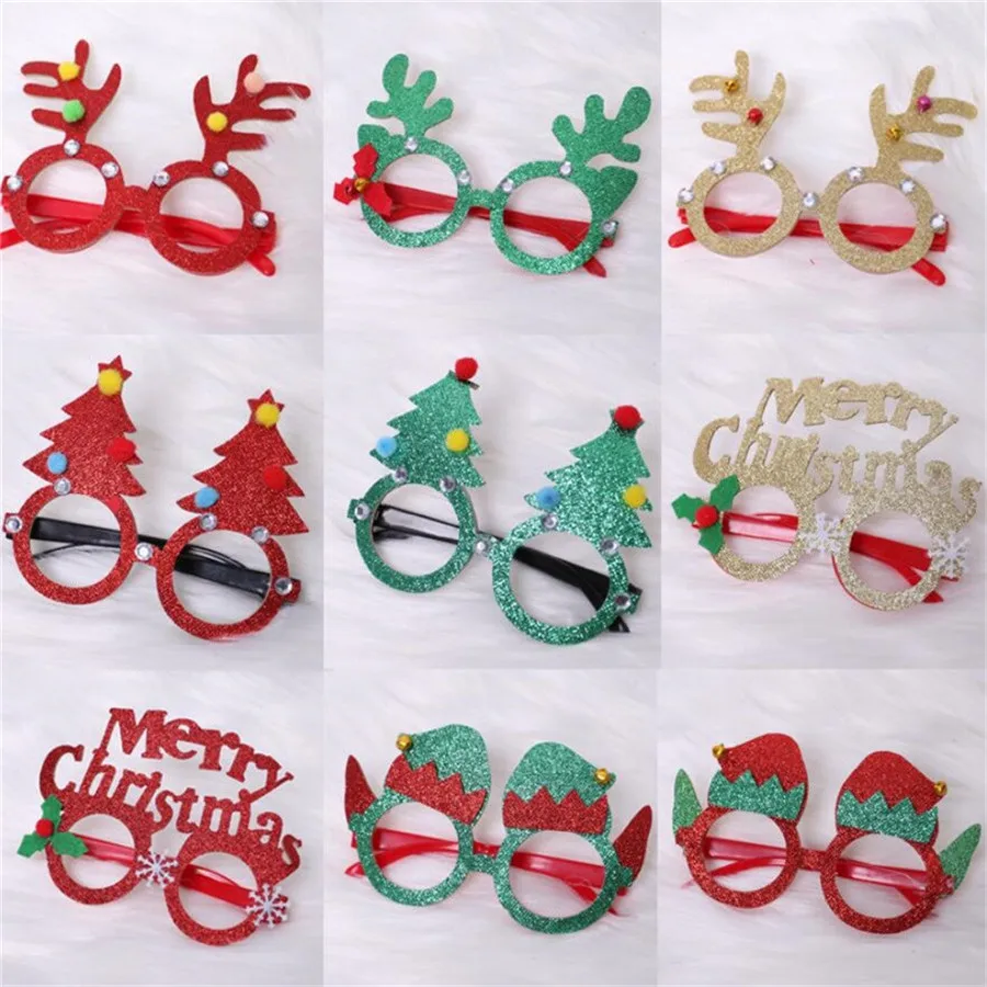 Christmas cartoon glasses decoration Christmas decoration adult children cartoon party glasses frame rich atmosphere 30A15 (21)