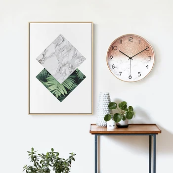 

Silent Minimalist Wall Clock Modern Design Plastic Living Art Wall Clock Girl Round Zegar Na Sciane Household Products DE50ZB