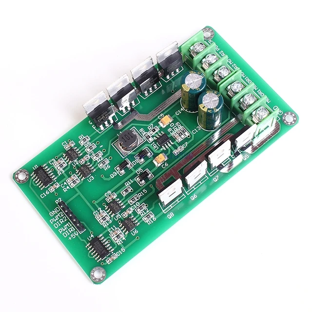 

A7-- 10A Dual Channel Motor Driver Board Module High Power H Bridge DC 3-36V Strong Braking Function Drive Plate