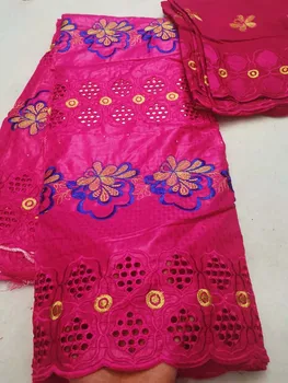 

SHH029 african fabric Bazin riche fabric tissu africain cotton embroidered Bazin riche getzner lace set african lace fabric