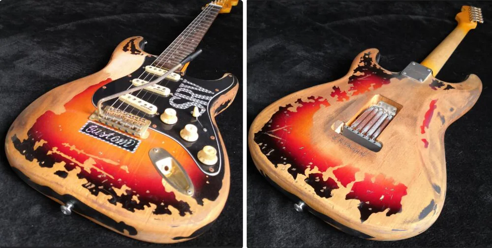

SRV Rare Guitar Custom Shop Masterbuilt Limited Edition Tribute Number One Electric Guitar