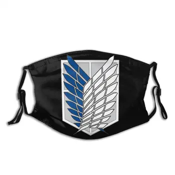 

Anti-Dust Attack On Titan Mouth Mask attack on titan Protection Cover Respirator Muffle Mask with Filter Fashion Face mask