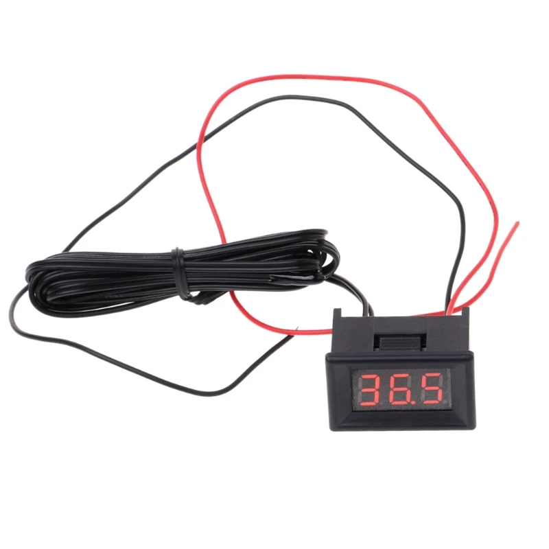 

OOTDTY LED Digital Thermometer Car Probe Fridge Freezer Temperature -40~120C Degree DIY 63HF