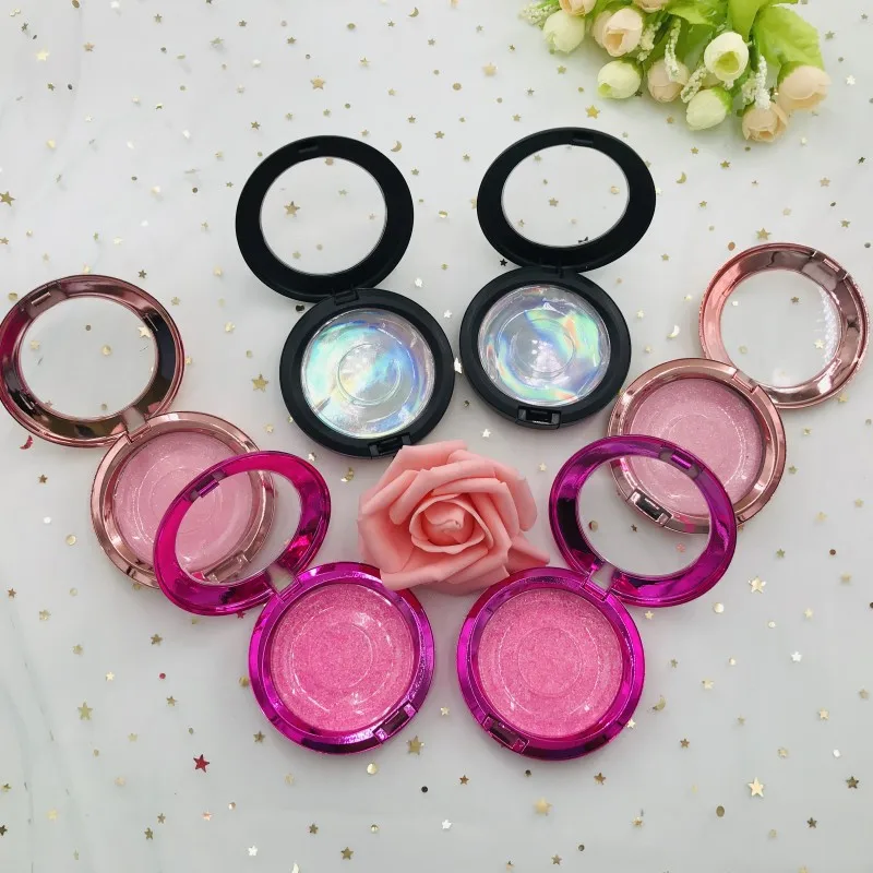 

Wholesale 3D Mink Eyelashes Custom Black/Rose Gold/Rose Red Circle Packaging Box