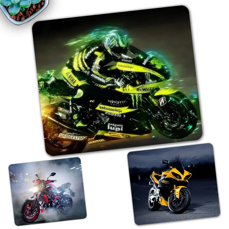 24x20 см Противоскользящий ноутбук ПК мотоцикл коврик для мышки Yamaha коврик для мыши для оптическая лазерная мышка продвижение