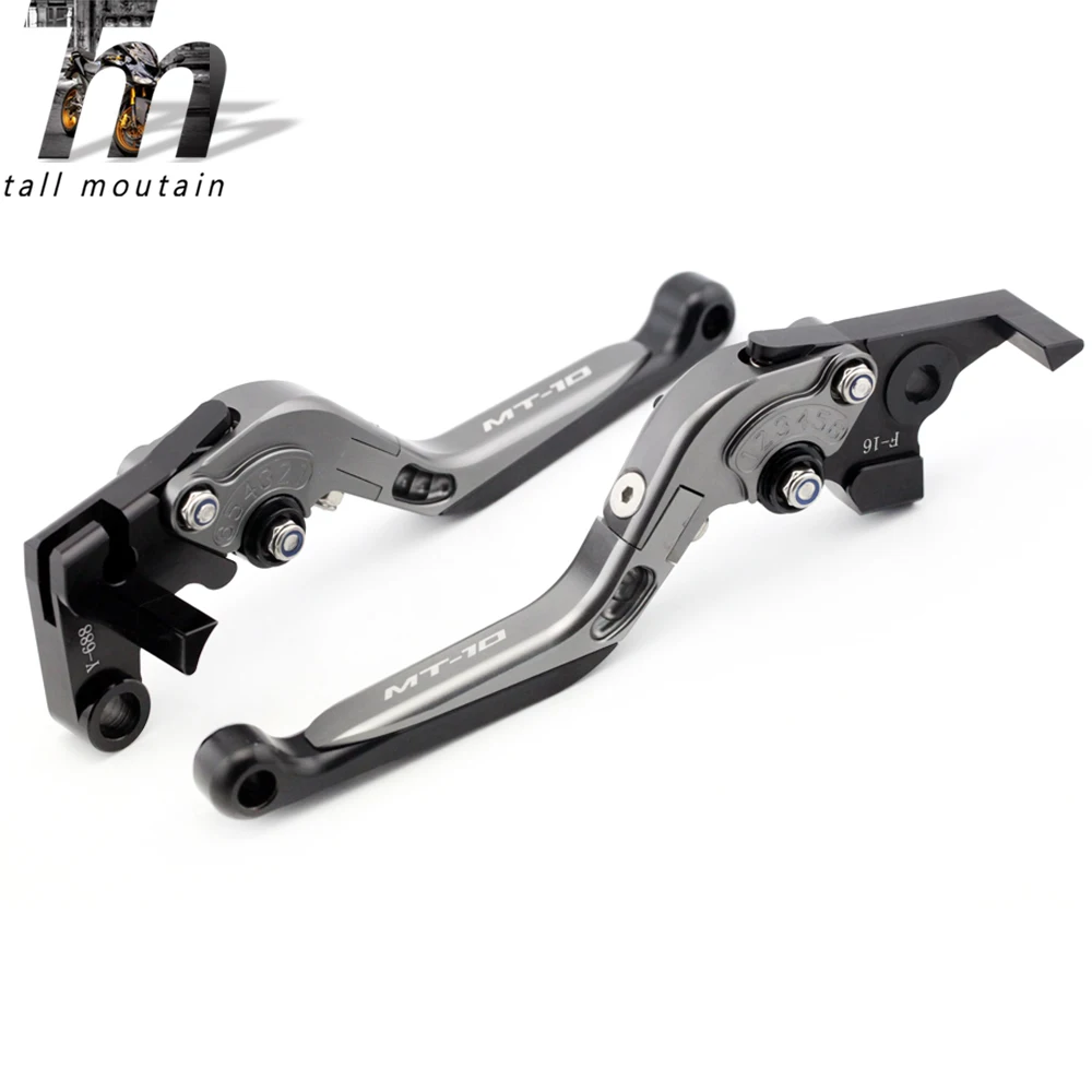 Тормозной рычаг сцепления для YAMAHA MT10 FZ-10 FZ10 титан мотоцикл Регулируемый складной выдвижной логотип MT-10