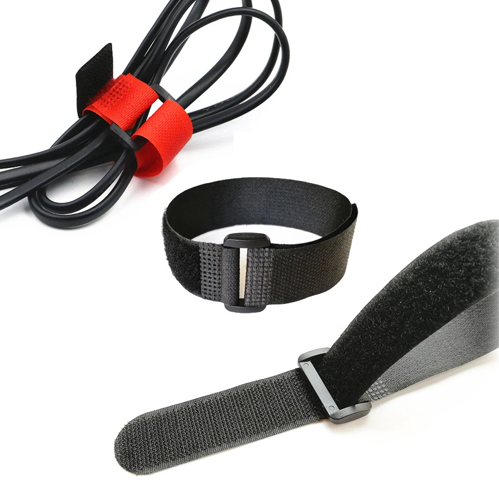Magic Tape Sticks Cable Ties Belt Bundle Tie Hook/&Loop Fastener Tape