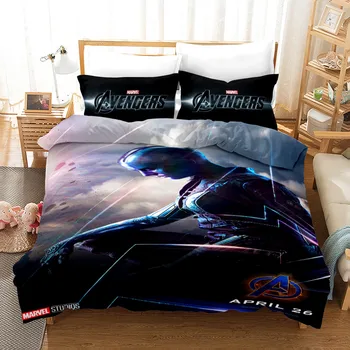 

Spider man Printed 3d Bedding Set Cartoon Home Decor queen size Duvet Cover With Pillowcase For Bedroom Decoration Bedclothes