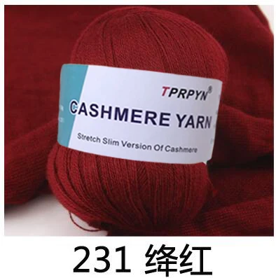 TPRPYN 300 г = 6 шт. мягкая гладкая натуральная кашемировая пряжа, шерстяная нить для ручного вязания, пряжа, свитер, шарфы, сделай сам, Детская шерсть